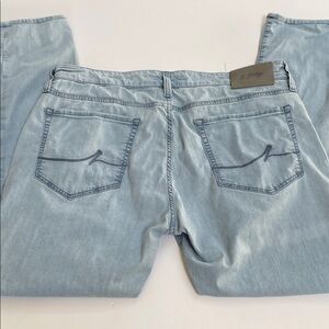 Men's Light Blue Straight Jeans